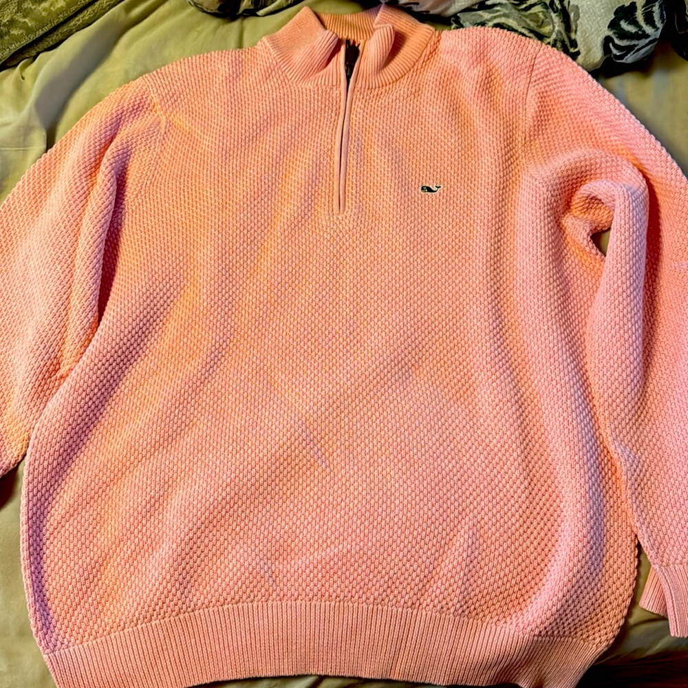 Vineyard vines pink large sweater men's